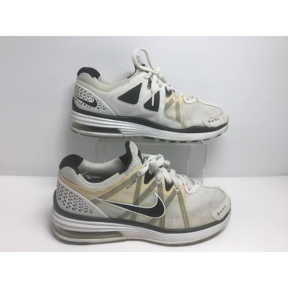 Nike LunarMX+ Flywire Running Athletic Shoes 415323-100 Womens Sneakers Size 8M - Picture 1 of 8